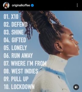track-list-gifted-album-di-koffee